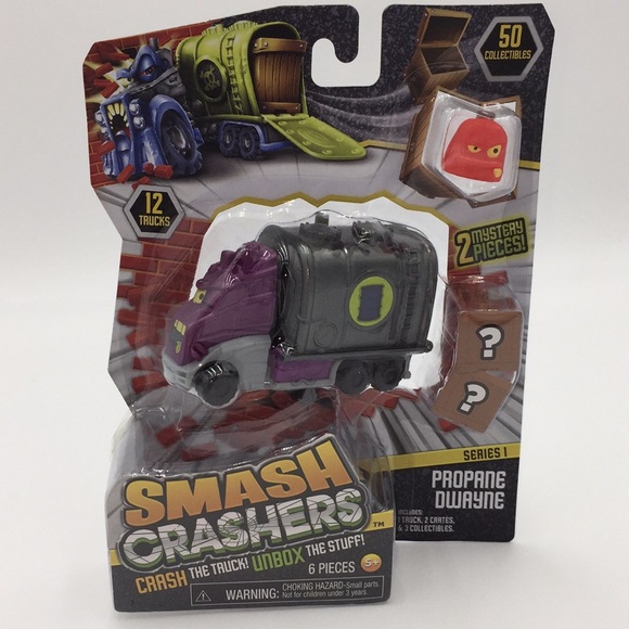 Smash Crashers Propane Dwayne Mystery Crash the Truck Unbox the Stuff - Picture 12 of 12